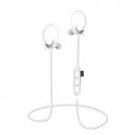 Wholesale Hook Over the Ear Bluetooth Headset Earbud with MicroSD Music Slot MST7 (White)